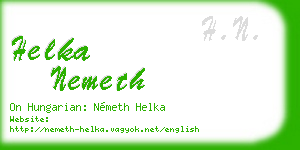 helka nemeth business card